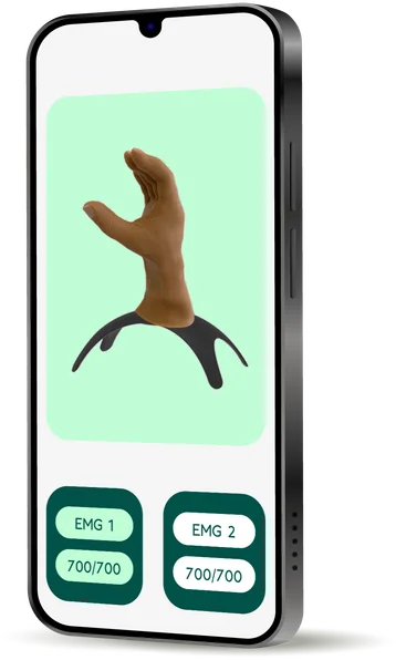 MyoSense interactive prosthetic hand control simulation