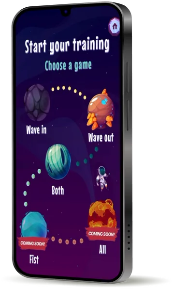 MyoSense immersive muscle training games